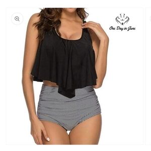 Adisputent Black Women's 2pc Swimsuit NWT